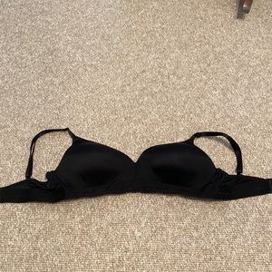 Victoria’s Secret PINK, Black wireless bra, 38C